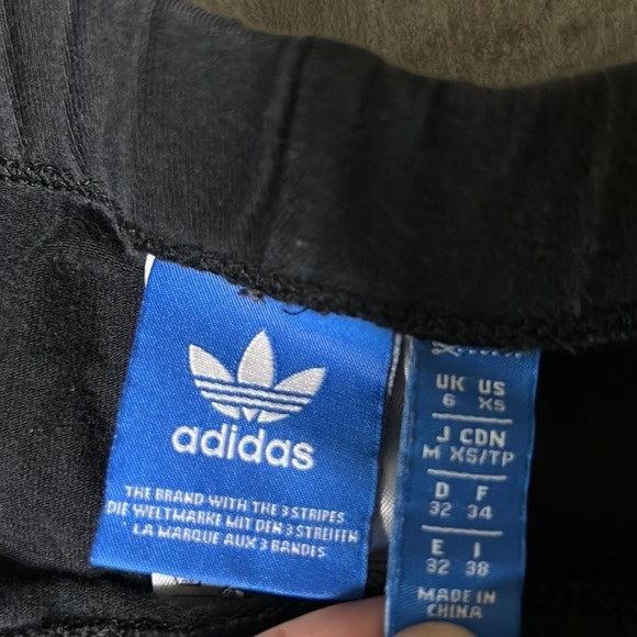 Adidas X The FARM Jardim Agharta Leggings Women’s XS black mixed print pant - Picture 4 of 8